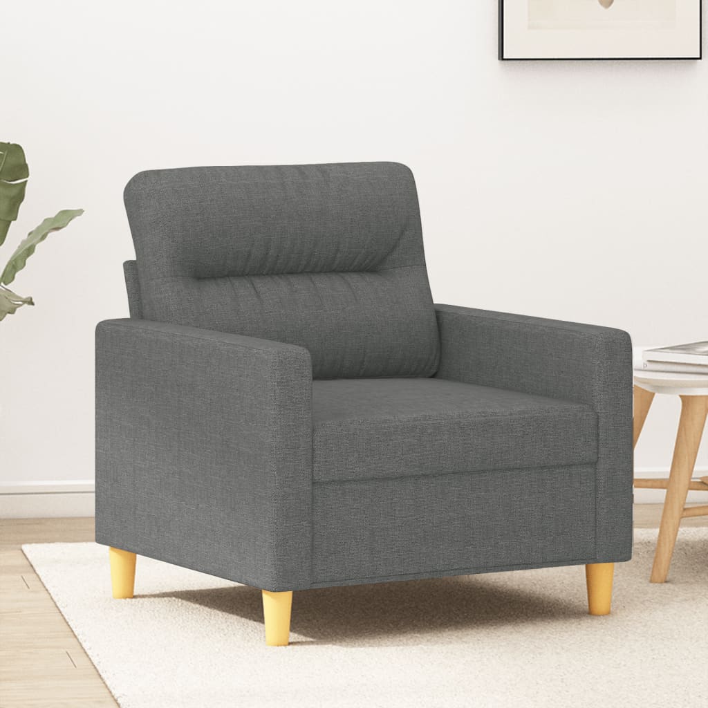 Sofasessel Dunkelgrau 60 cm Stoff Sofasessel Dunkelgrau 60 cm Stoff