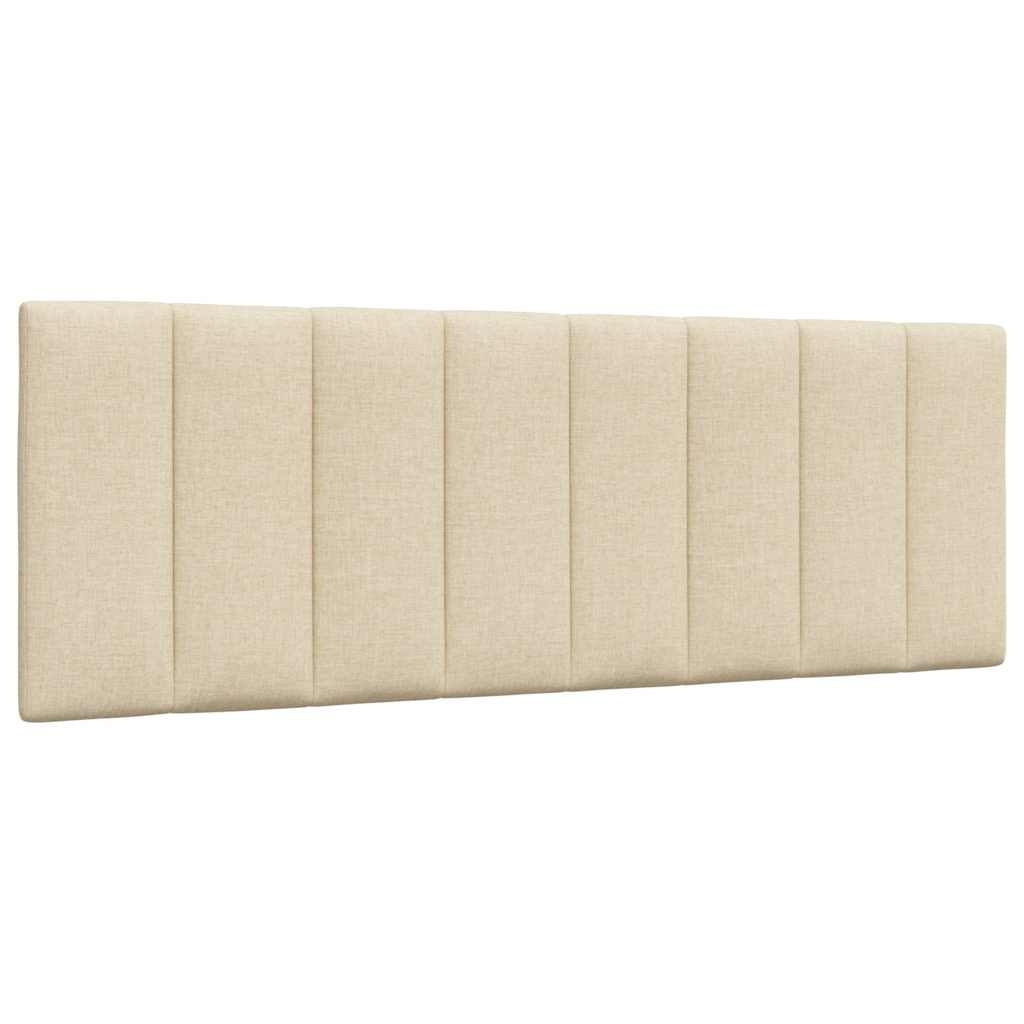 Kopfteil-Kissen "Hanko" Creme 140 cm Stoff