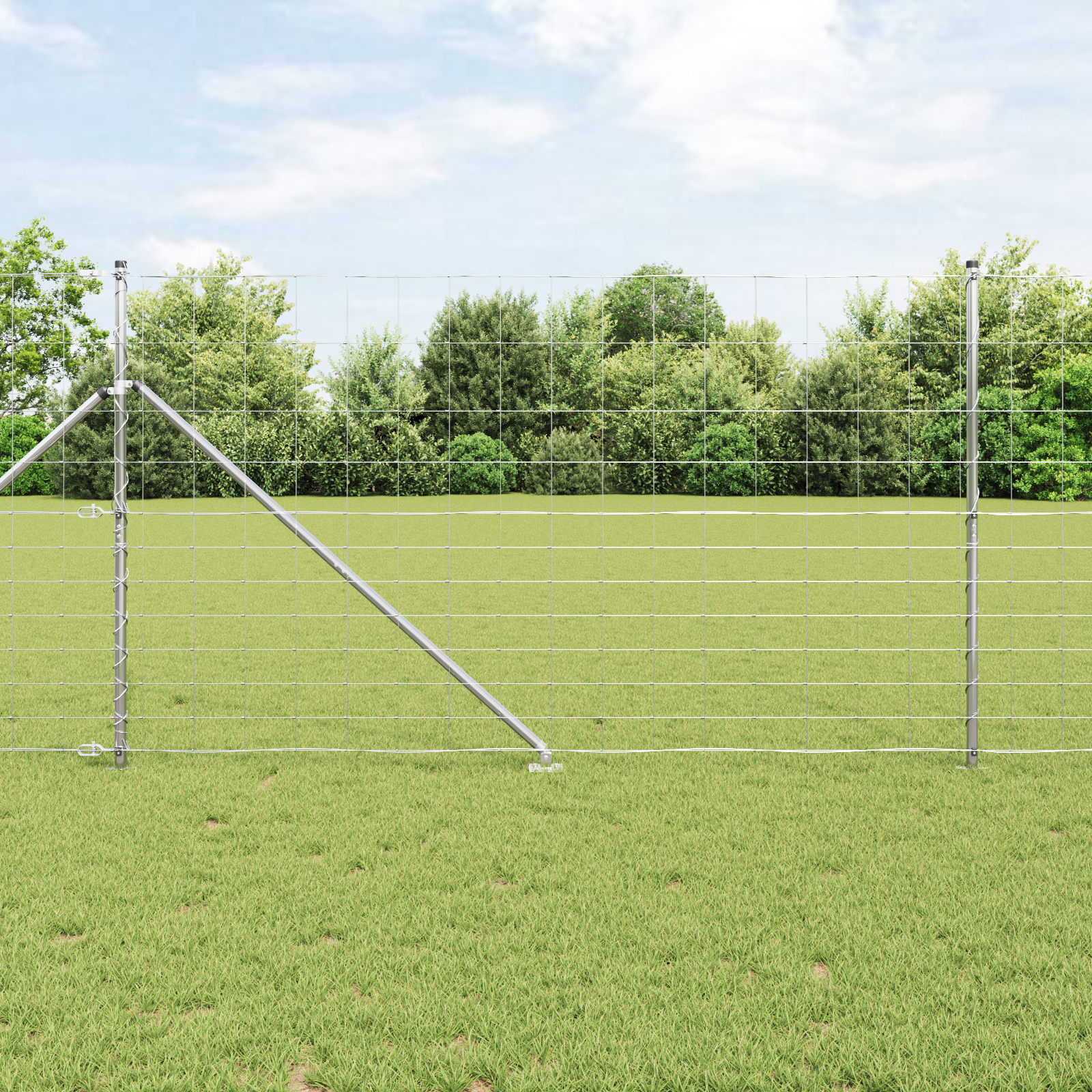 Feldzaun 1,4x50 m verzinkter Stahl