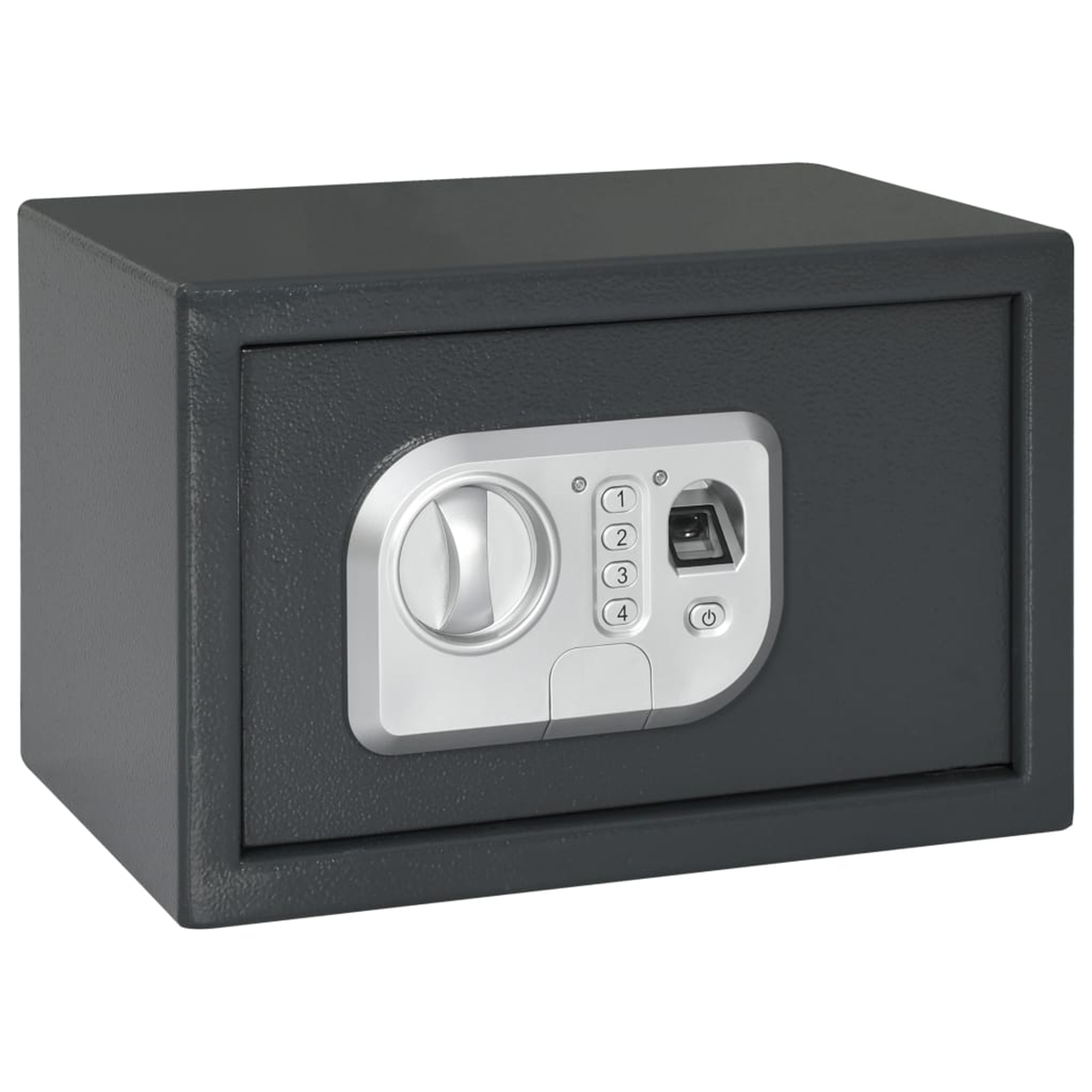 Elektronischer Digitaler Safe mit Fingerabdruckschloss 20x31x20 cm Stahl