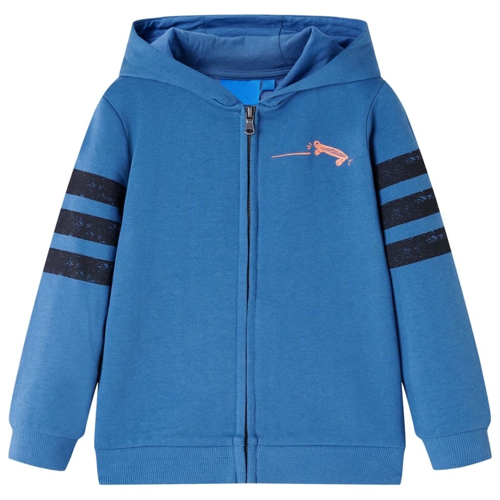 Kinder-Kapuzenpullover Blau 104 Kinder-Kapuzenpullover Blau 104