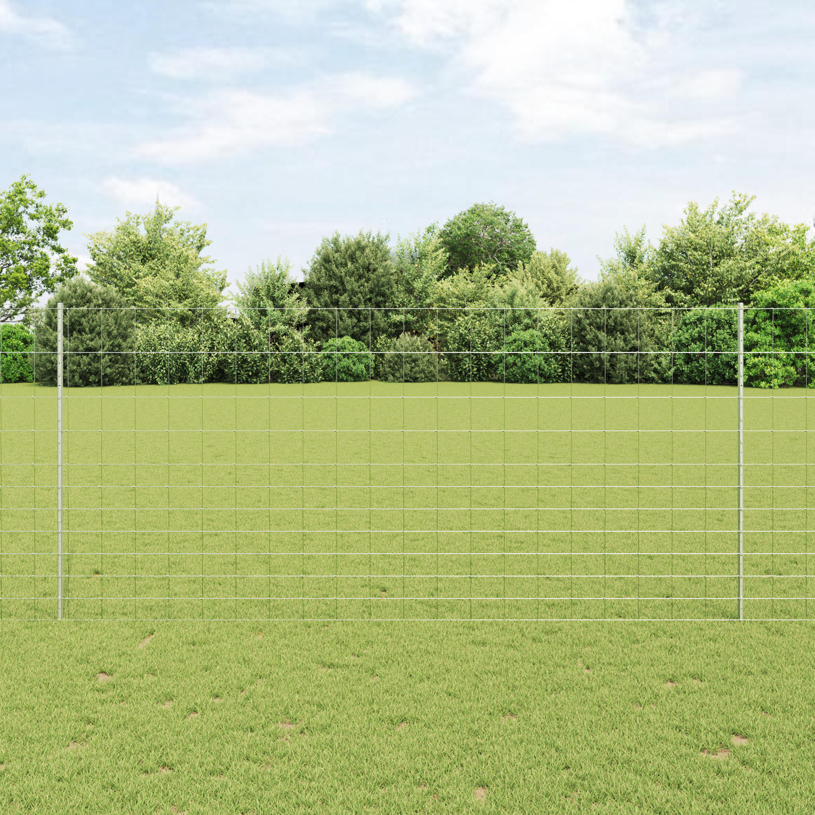 Zaunpfosten 22 Stk U-Profil 140 cm Verzinkter Stahl