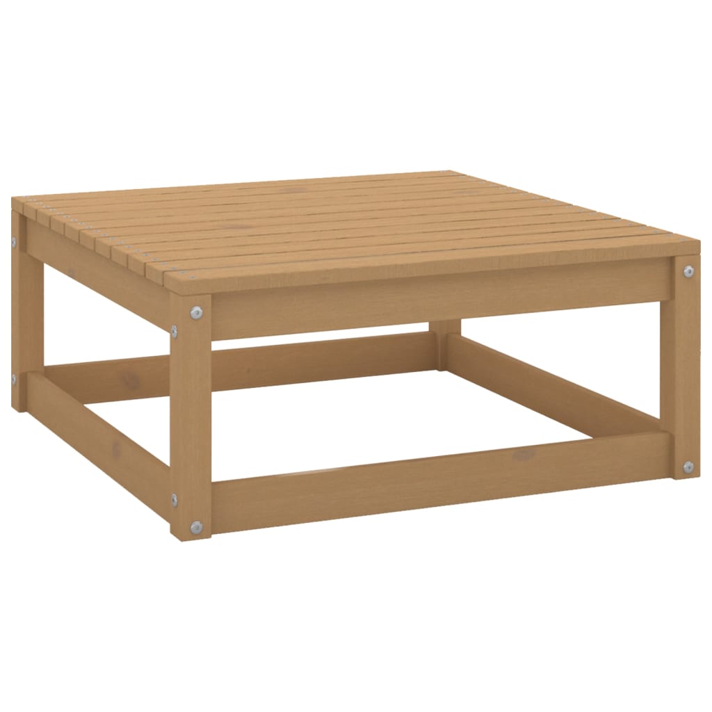 Gartenhocker 70x70x30 cm Honigbraun Massivholz Kiefer Gartenhocker 70x70x30 cm Honigbraun Massivholz Kiefer
