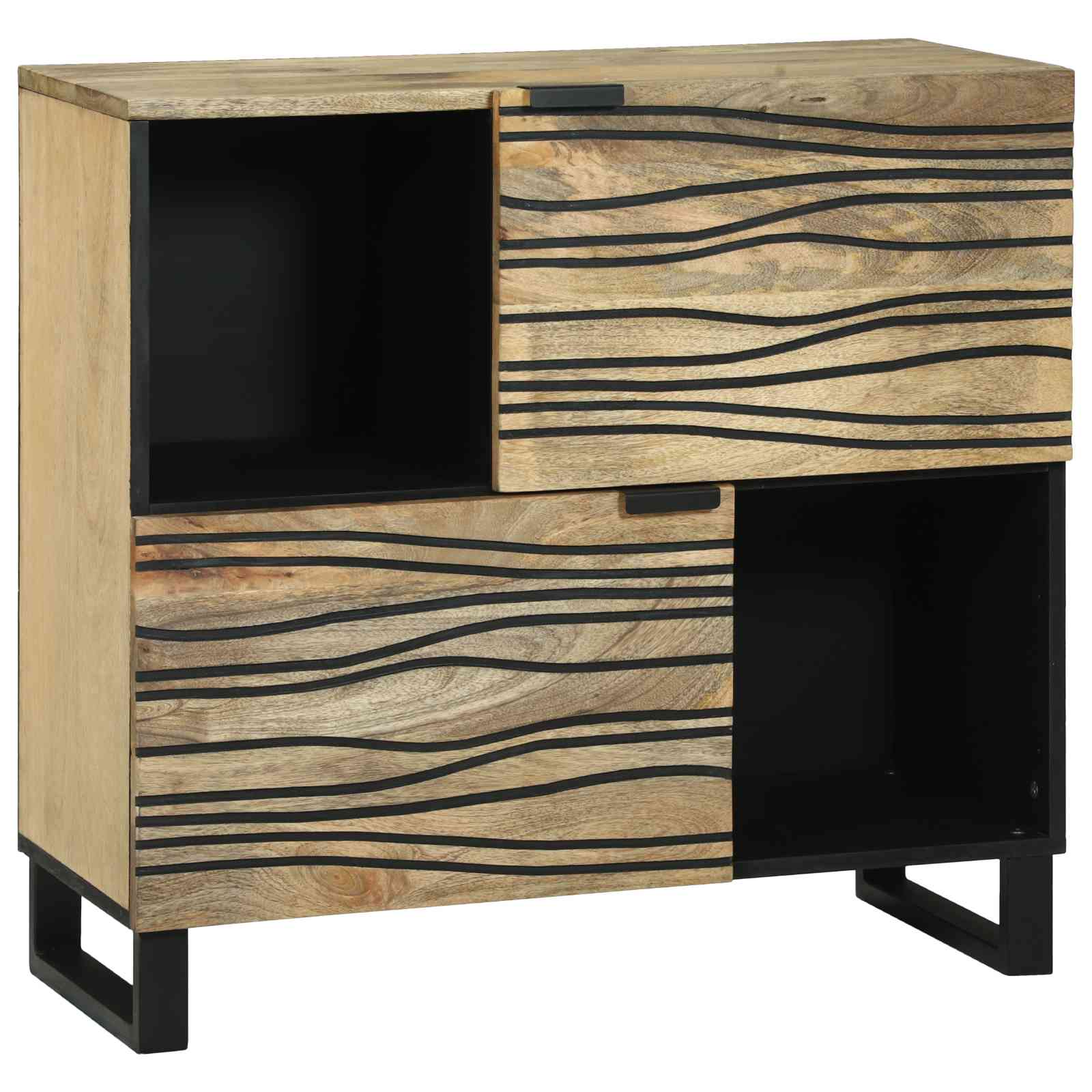 Sideboard 80x33.5x75 cm Massivholz Mango