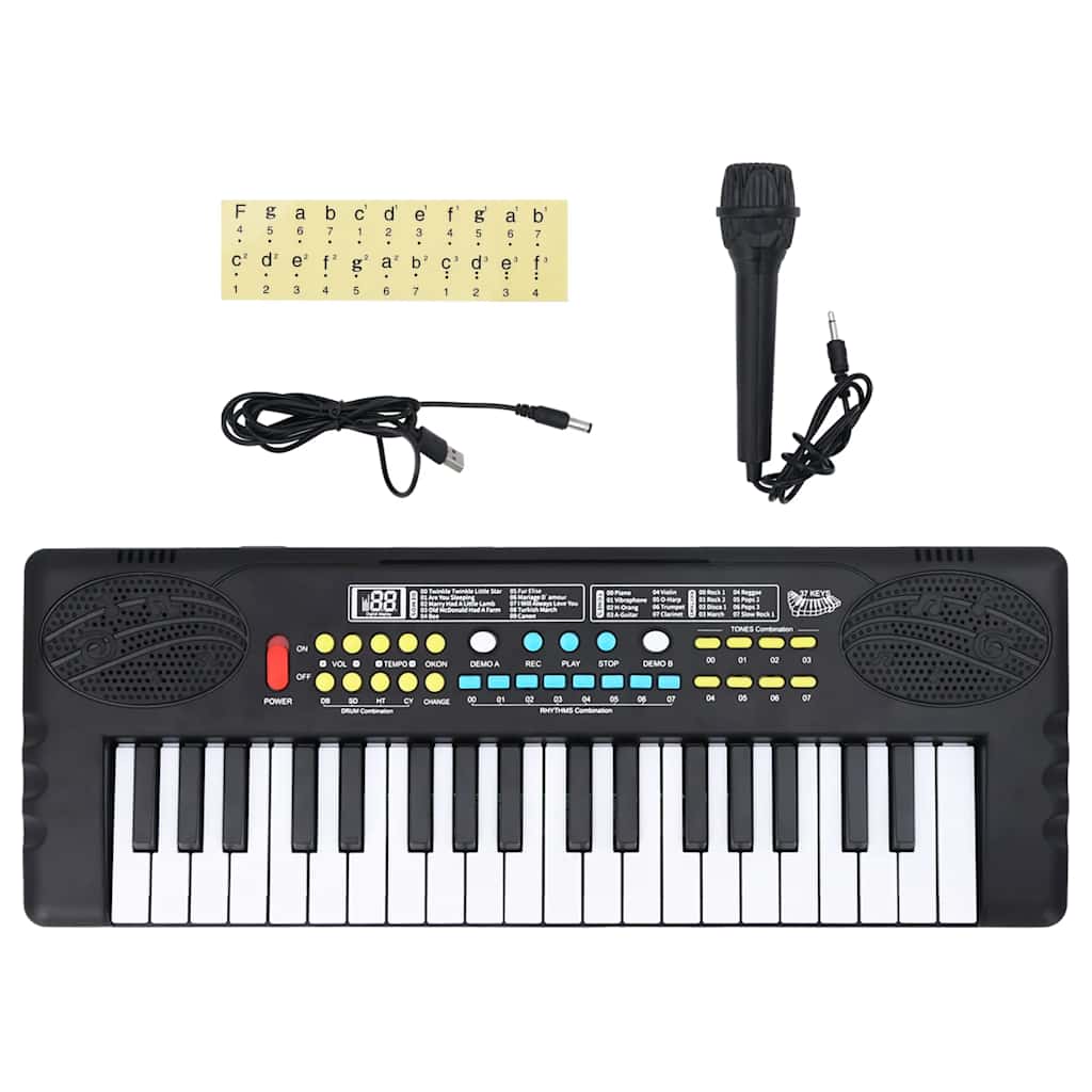 37 Tasten Klavier Elektrisches Keyboard mit Mikrofon für Kinder 37 Tasten Klavier Elektrisches Keyboard mit Mikrofon für Kinder