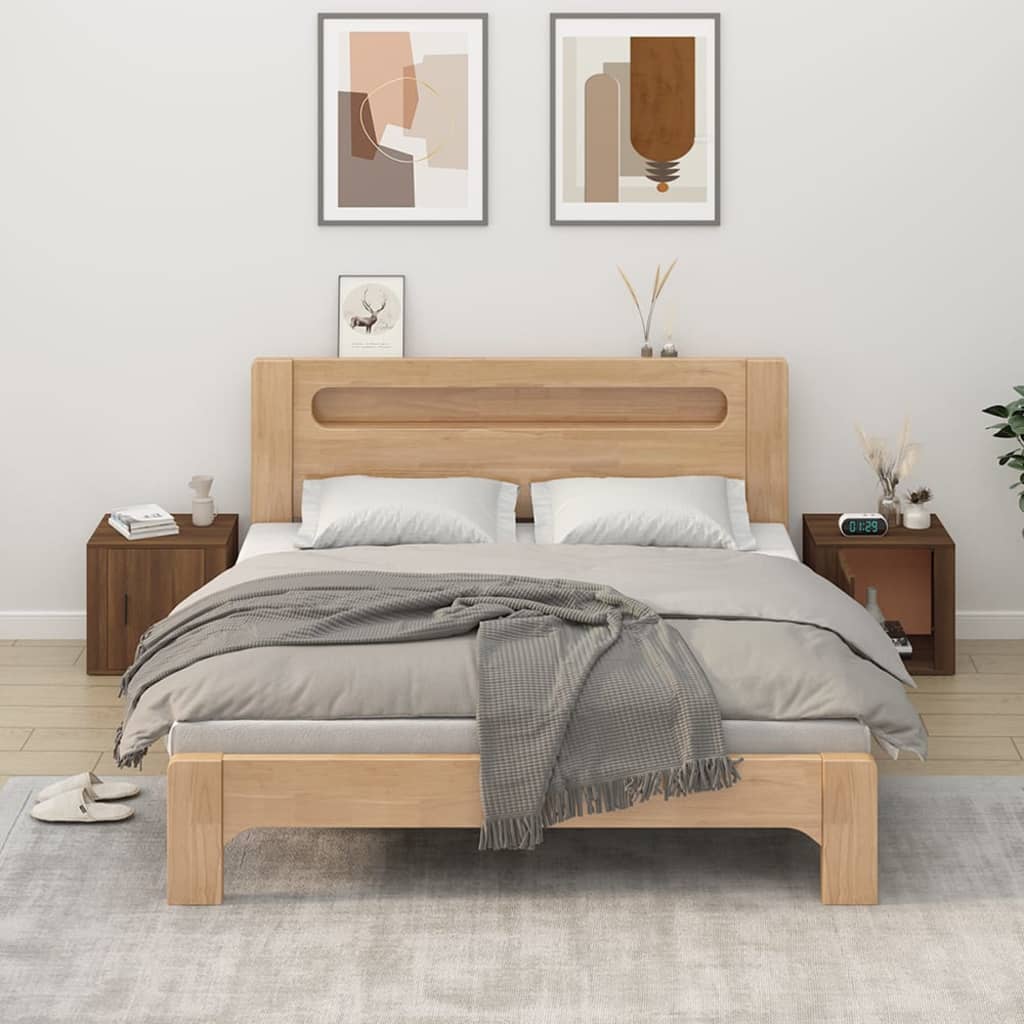 Nachttische 2 Stk. Braun Eichen-Optik 50x39x47 cm