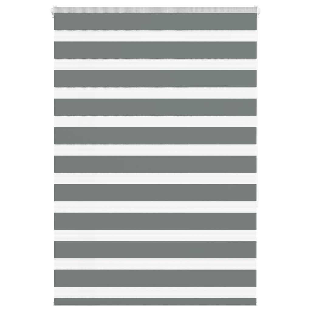 Zebra Jalousie Dunkelgrau 105x150 cm Stoffbreite 100,9 cm