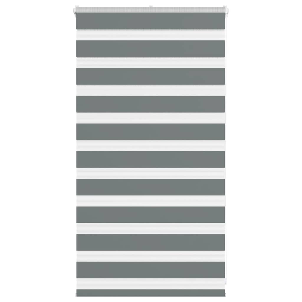 Zebrarollo Dunkelgrau 85x100 cm Stoffbreite 80,9 cm Polyester