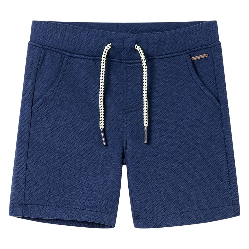 Kindershorts mit Kordelzug Dunkelblau 104