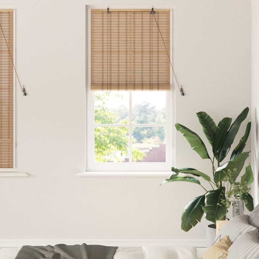Fensterjalousien & -schatten Hellbraun 60 x 160 cm Bambus