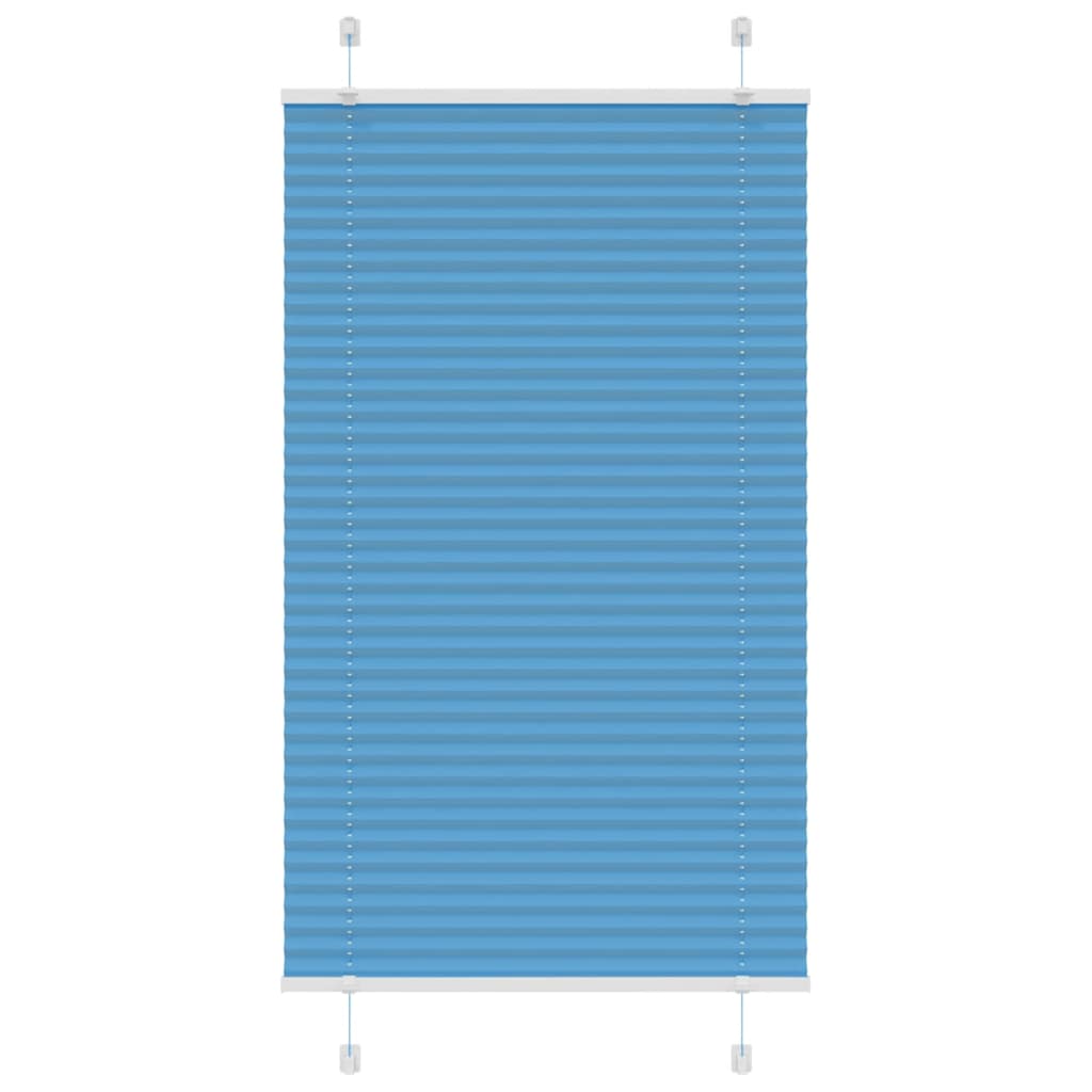 Plissee Blau 70x150 cm Stoffbreite 69,4 cm Polyester