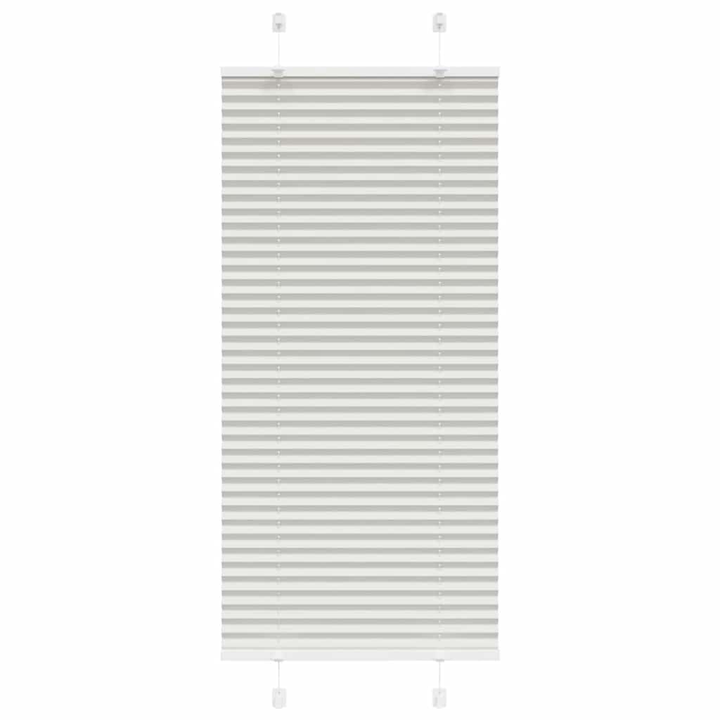 Plissee Hellgrau 65x150 cm Stoffbreite 64,4 cm Polyester