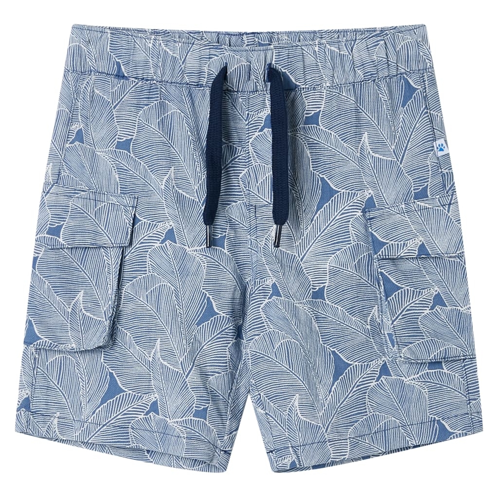 Kindershorts mit Kordelzug Dunkelblau 128