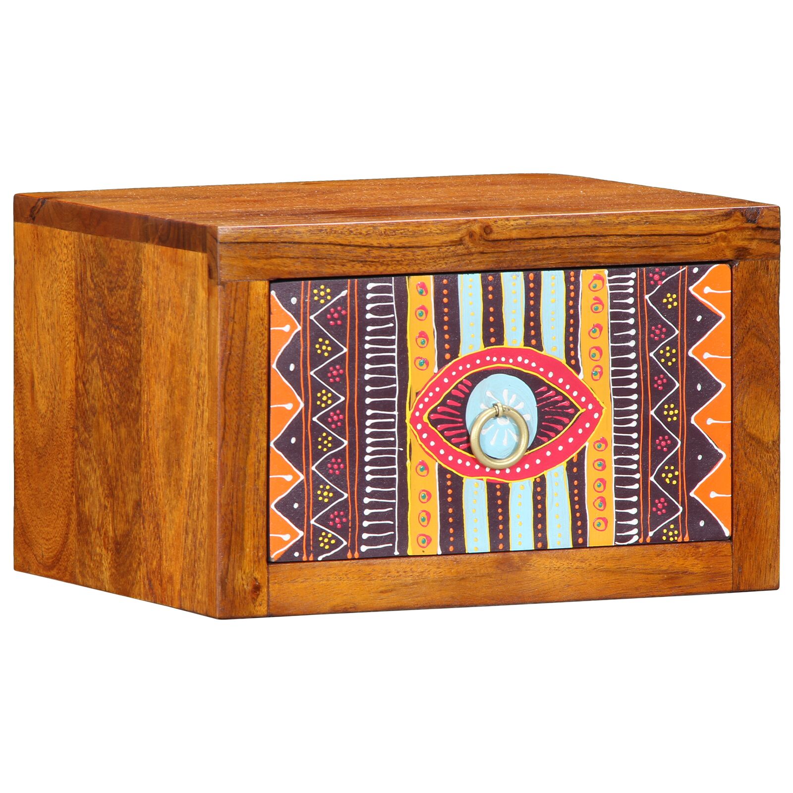 vidaXL Nachttische 2 Stück 35x30x22 cm Massivholz Akazie