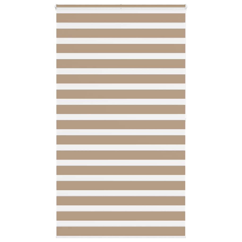 Zebrarollo Sandbraun 135x200 cm Stoffbreite 130,9 cm Polyester