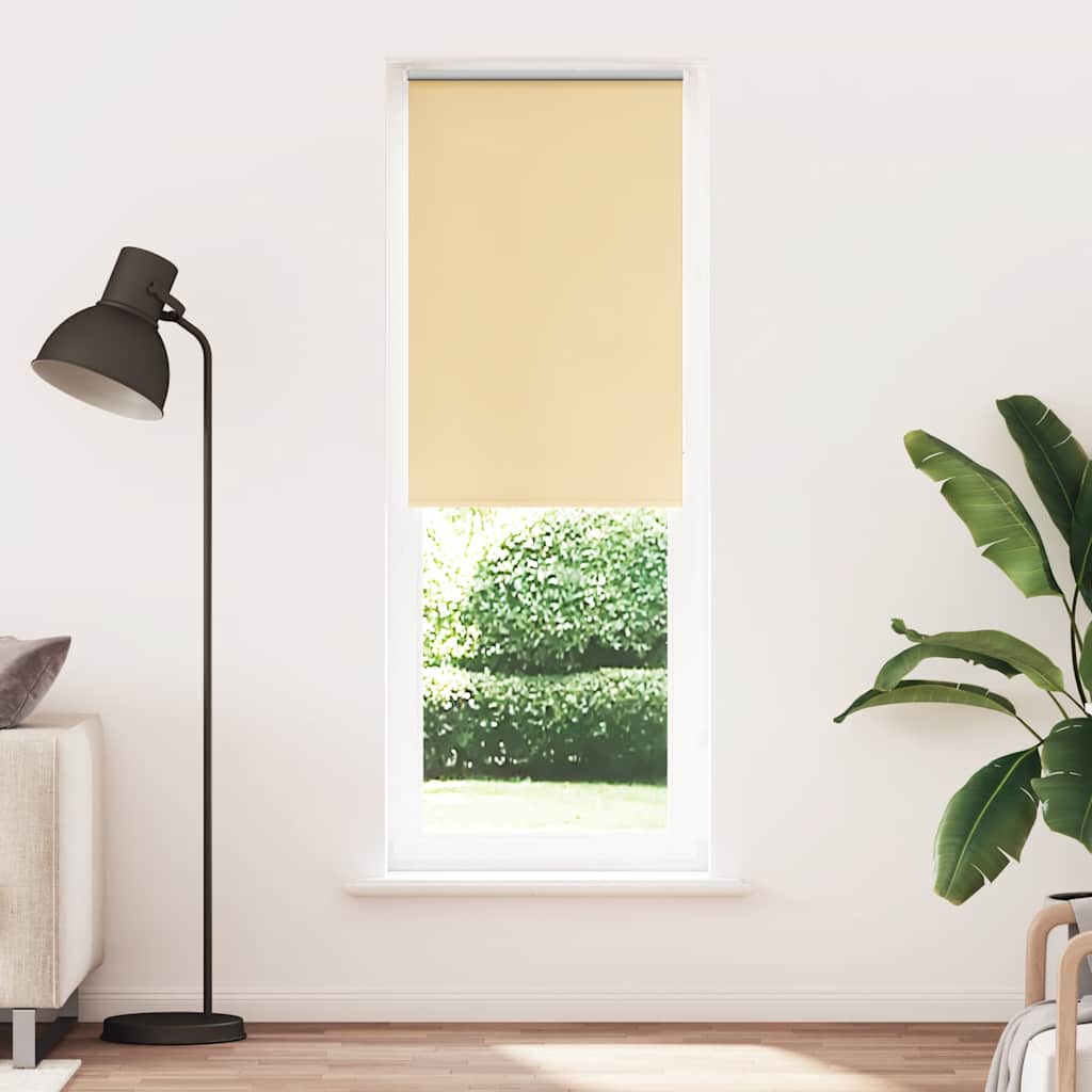 Verdunkelungsrollo Beige 75x210cm Stoffbreite 70,7 cm Polyester