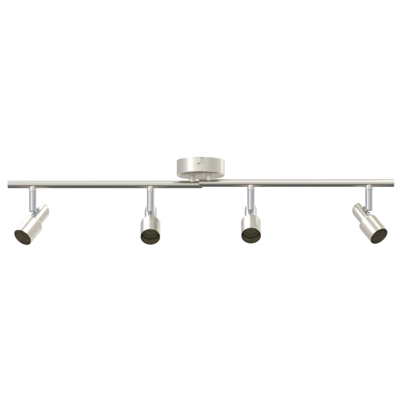 Deckenstrahler 4-Fach Verstellbar Gebürstetes Nickel GU10