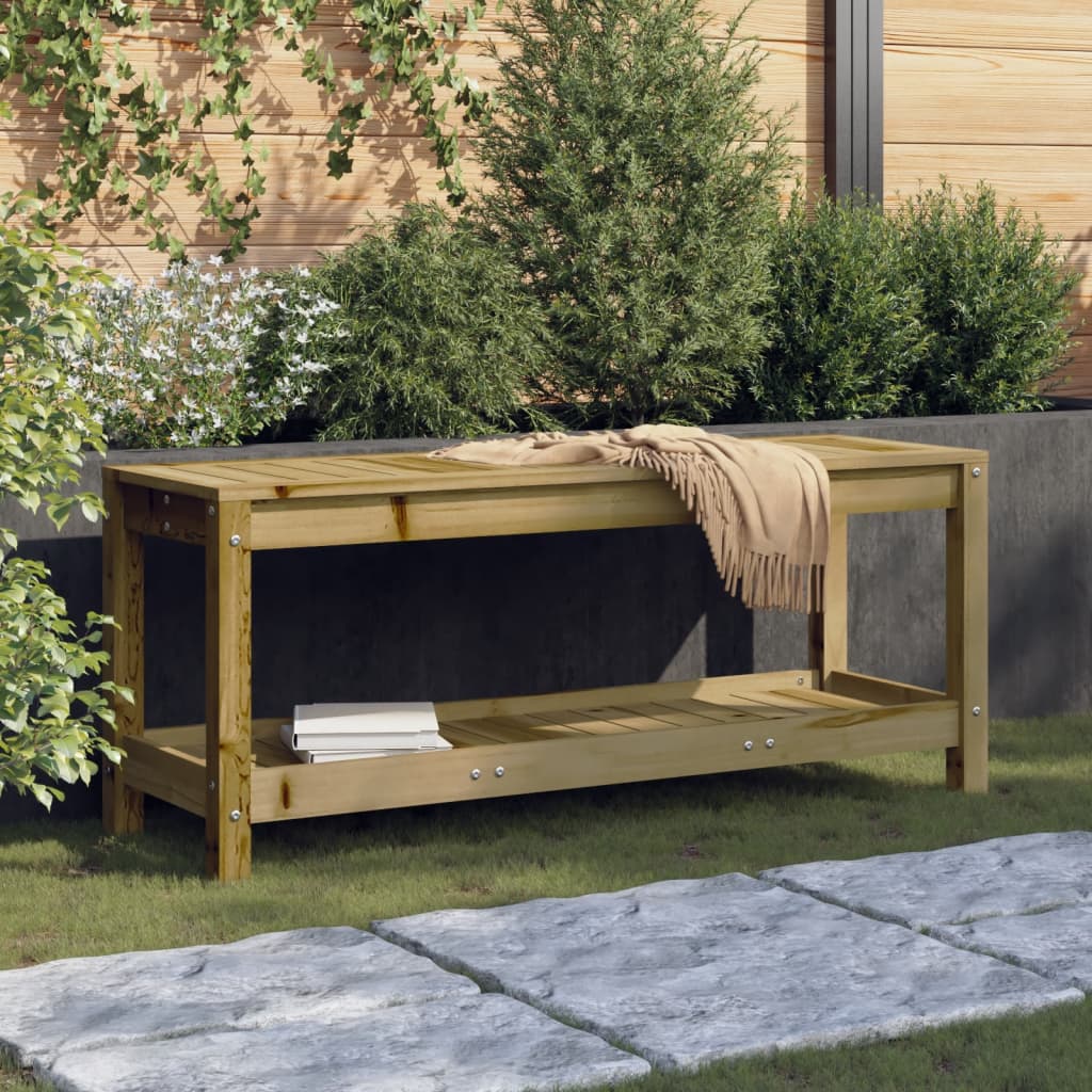 Gartenbank 108x35x45 cm Imprägniertes Kiefernholz Gartenbank 108x35x45 cm Imprägniertes Kiefernholz