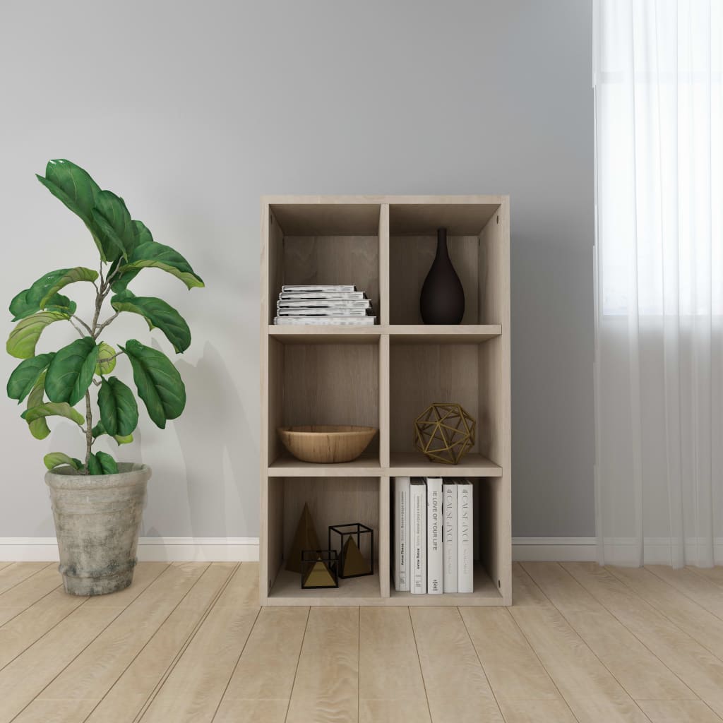 Bücherregal/Sideboard Sonoma-Eiche 66x30x98 cm Holzwerkstoff