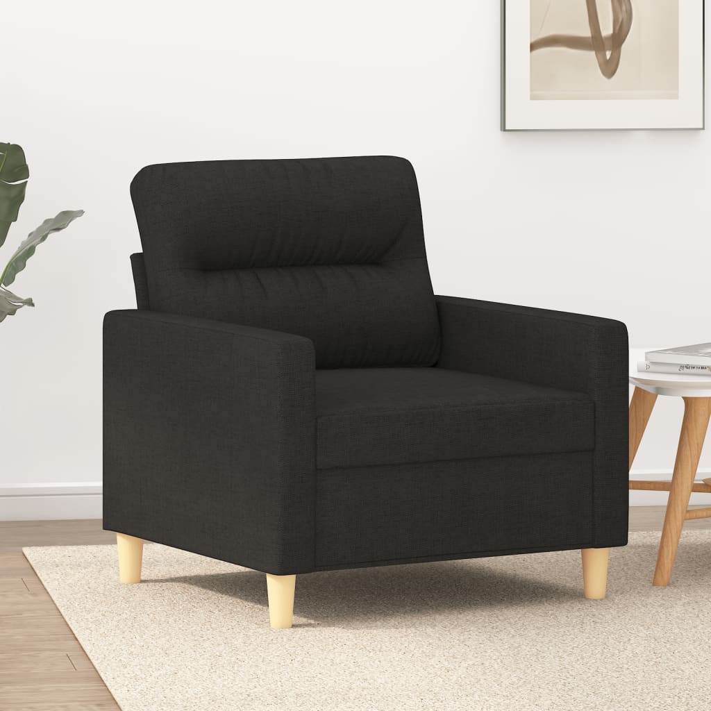 Sofasessel Schwarz 60 cm Stoff Sofasessel Schwarz 60 cm Stoff