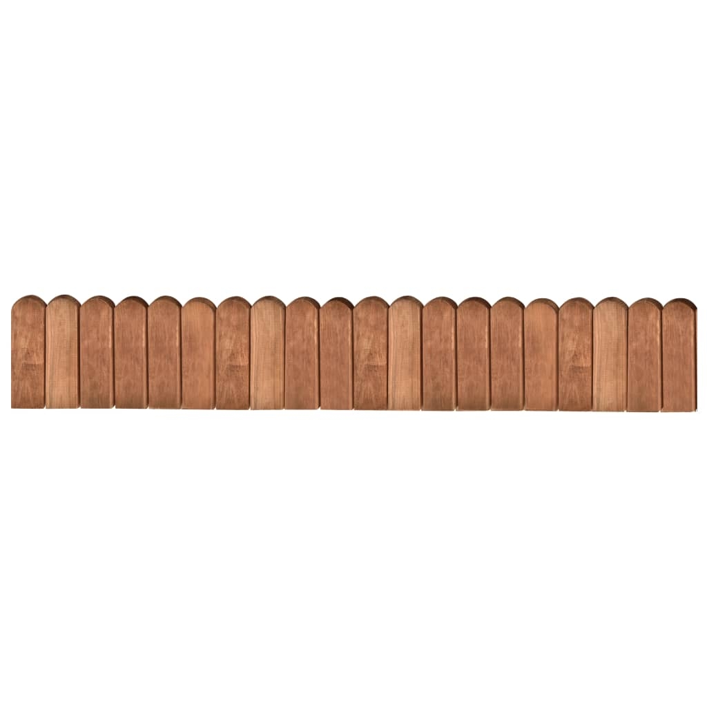 Beeteinfassung Braun 120 cm Imprägniertes Kiefernholz Beeteinfassung Braun 120 cm Imprägniertes Kiefernholz