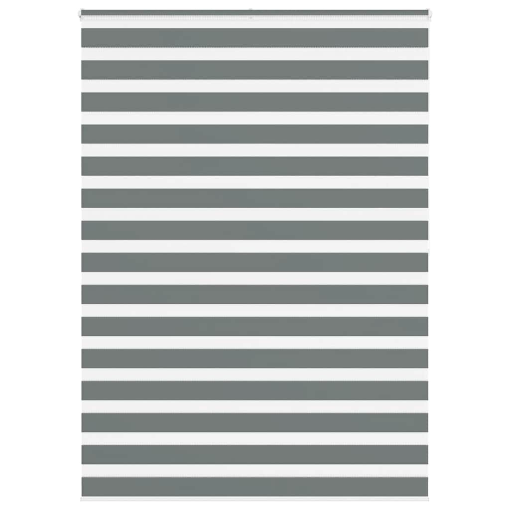 Zebrarollo Dunkelgrau 160x200 cm Stoffbreite 155,9 cm Polyester