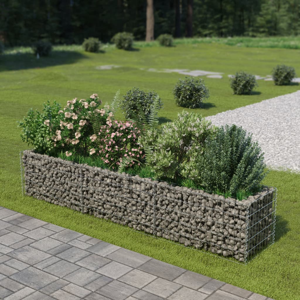 Gabionen-Hochbeet Verzinkter Stahl 270×50×50 cm Gabionen-Hochbeet Verzinkter Stahl 270×50×50 cm