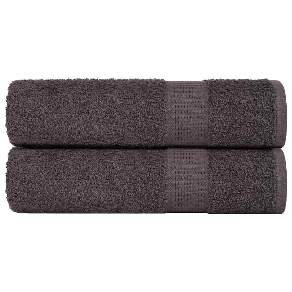 Handtücher 2 Stk. Anthrazit 50x100 cm 360 g/m² 100% Baumwolle