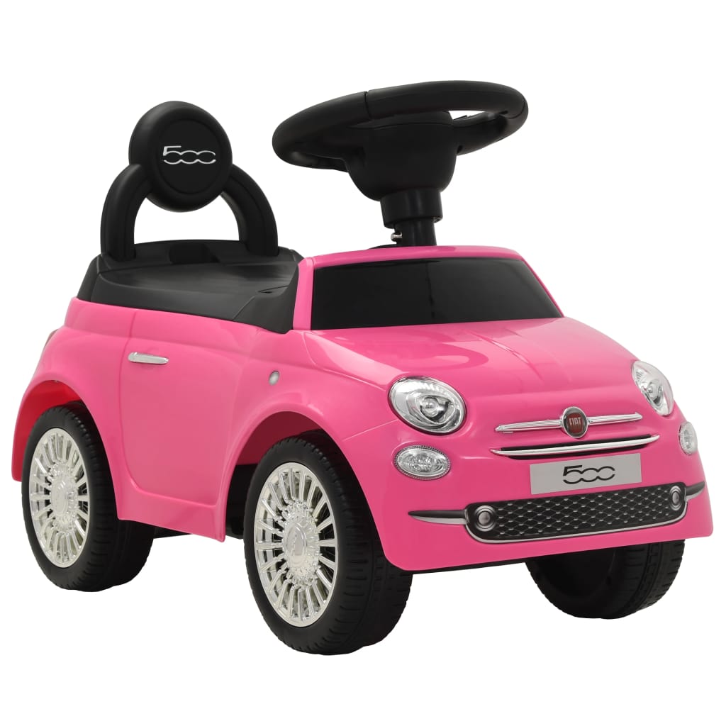 Kinder-Aufsitzauto Fiat 500 Rosa Kinder-Aufsitzauto Fiat 500 Rosa