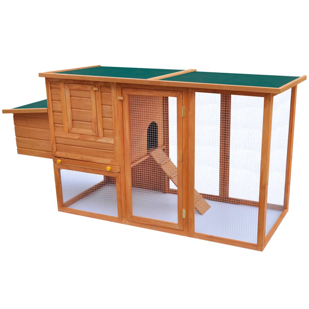 Hühnerstall mit 1 Legenest Holz