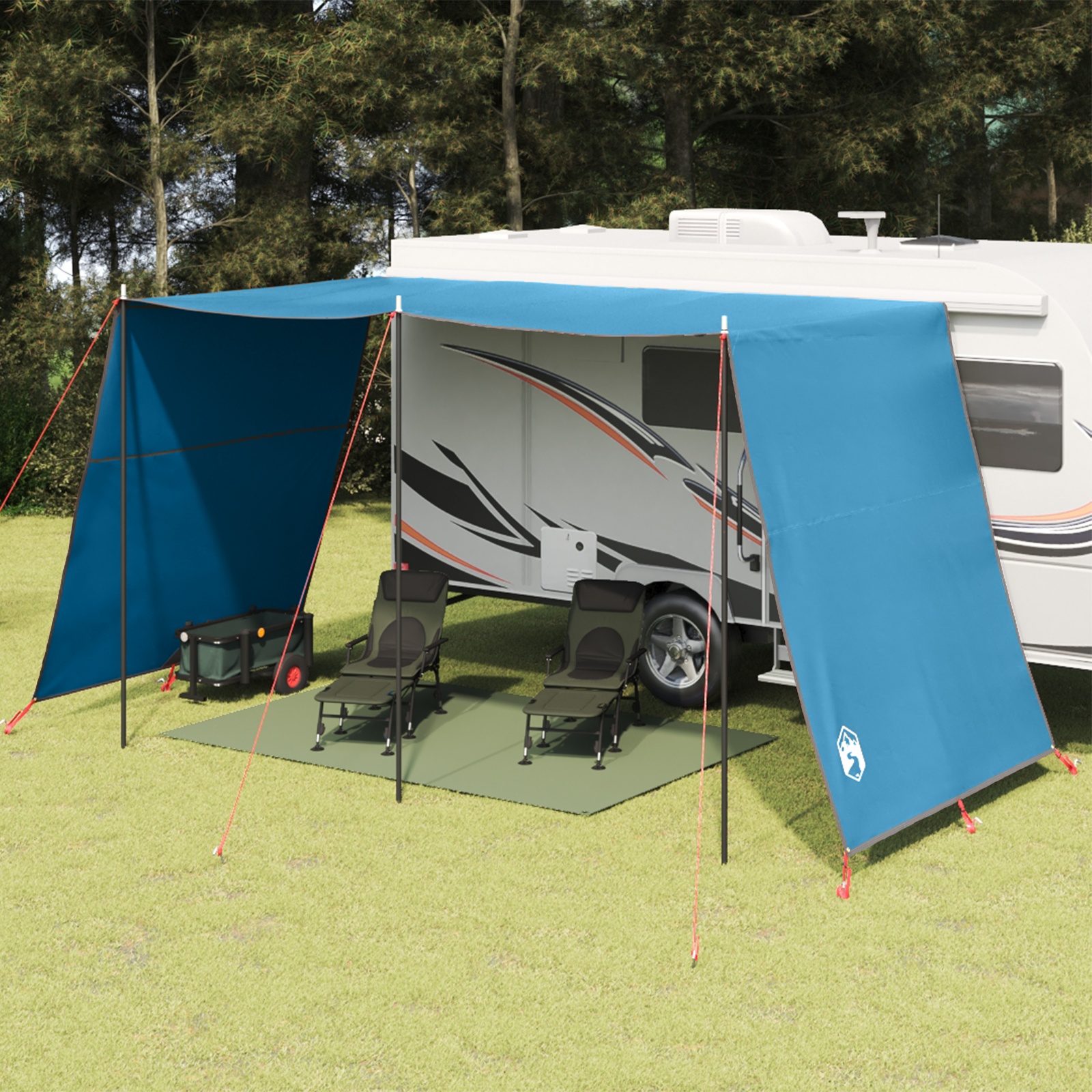 Wasserfester Tarp 302 x 240 x 240 cm