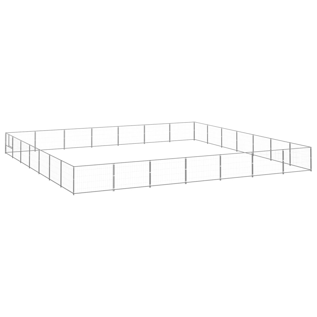 Hundezwinger Silbern 49 m² Stahl