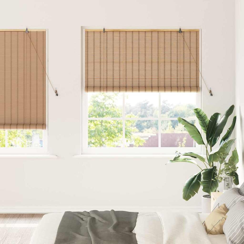 Fensterjalousien & -schatten Hellbraun 140 x 220 cm Bambus