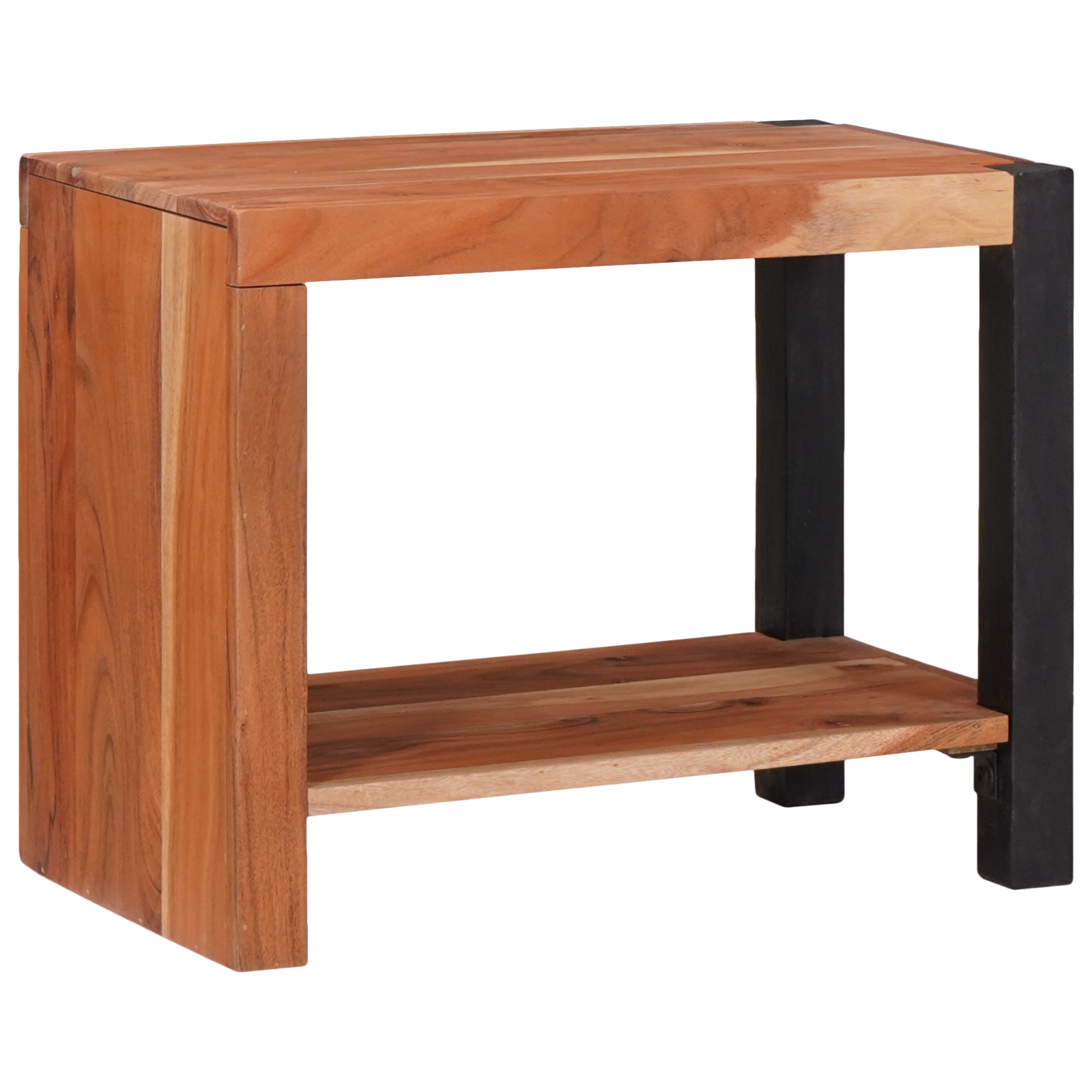 Bücherregal 50 x 30 x 40 cm Massives Akazienholz