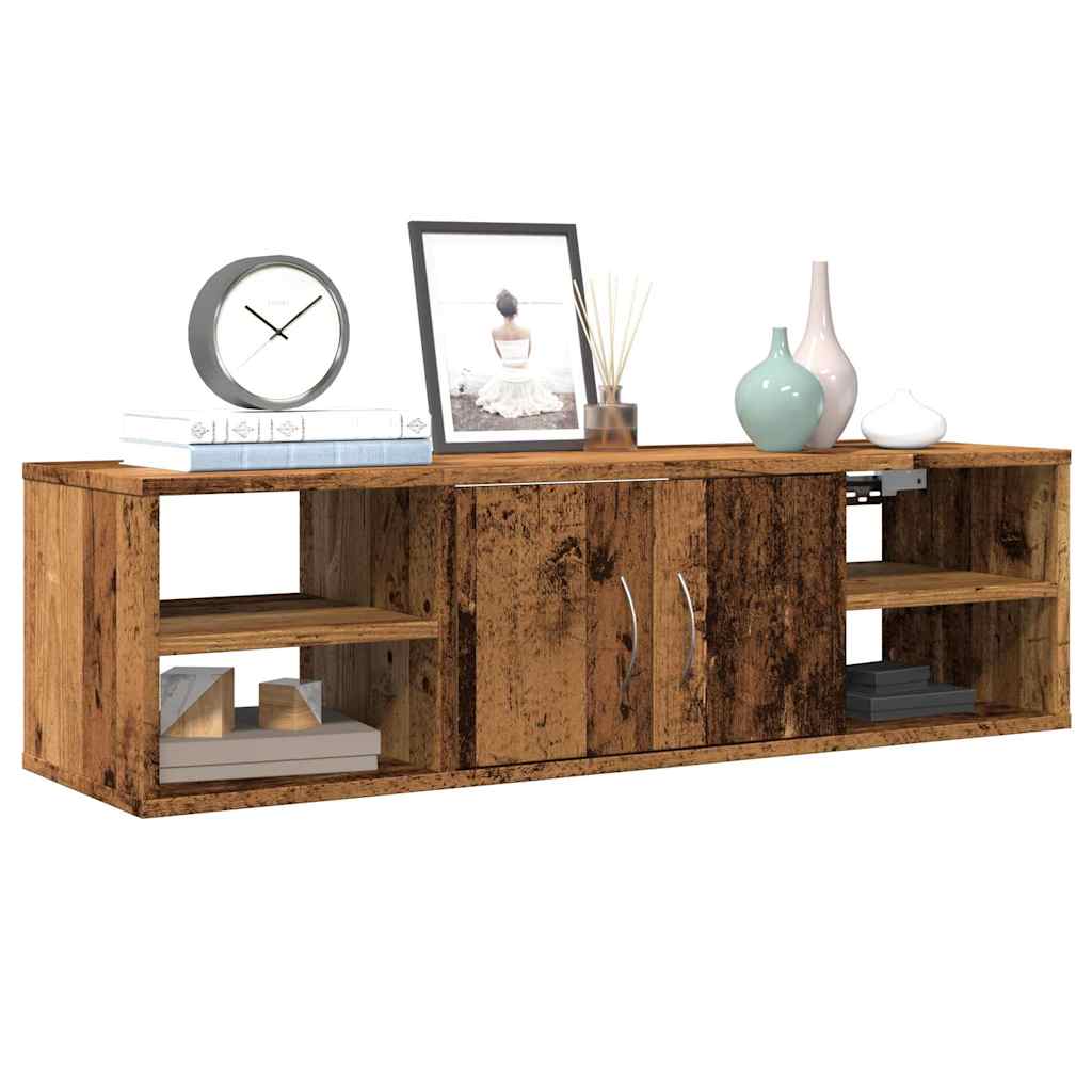 Wandschrank Altholz-Optik 102x30x29 cm Holzwerkstoff