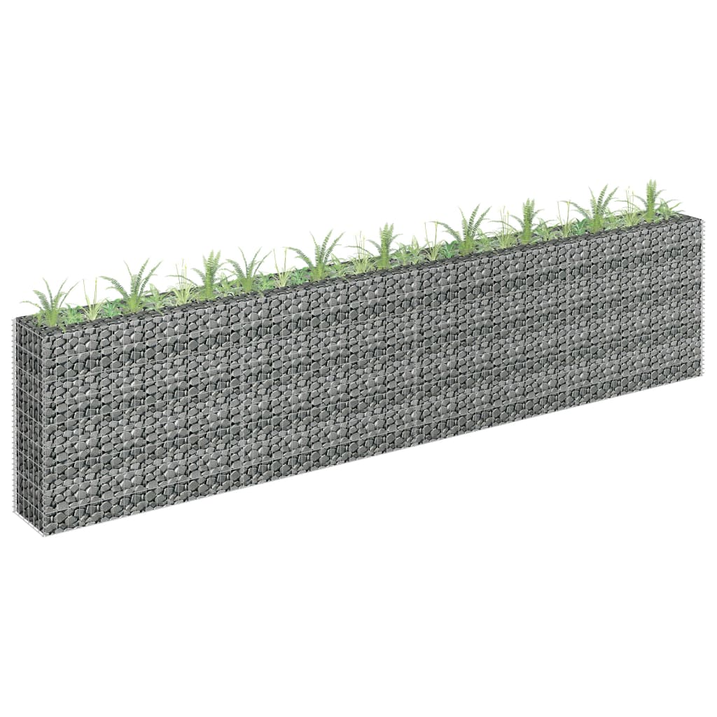 Gabionen-Hochbeet Verzinkter Stahl 360×30×90 cm Gabionen-Hochbeet Verzinkter Stahl 360×30×90 cm