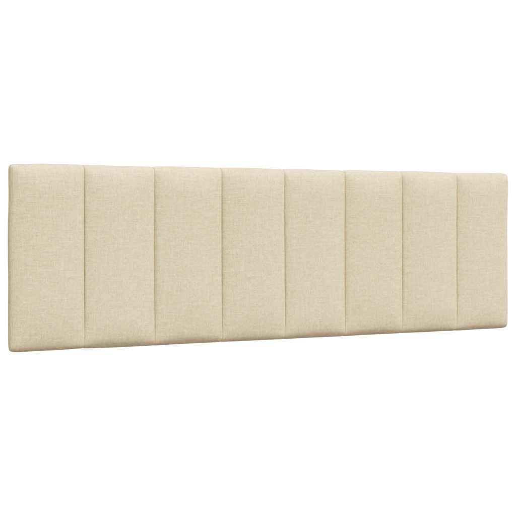 Kopfteil-Kissen "Hanko" Creme 160 cm Stoff