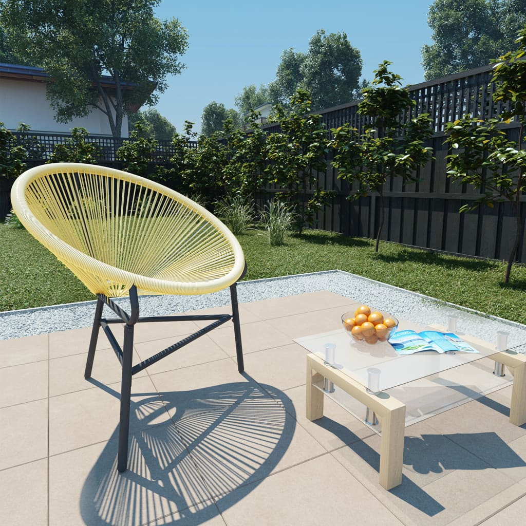 Acapulco-Gartenstuhl Poly Rattan Beige Acapulco-Gartenstuhl Poly Rattan Beige