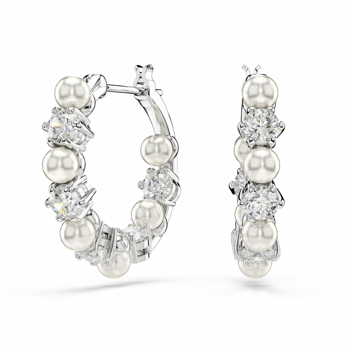 Damenohrringe Swarovski 5709256 Silberfarben Damenohrringe Swarovski 5709256 Silberfarben