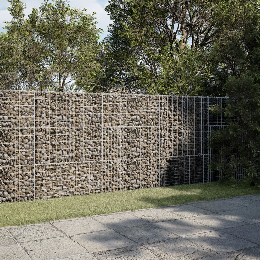 Gabione mit Deckel 300x50x150 cm Verzinktes Eisen Gabione mit Deckel 300x50x150 cm Verzinktes Eisen