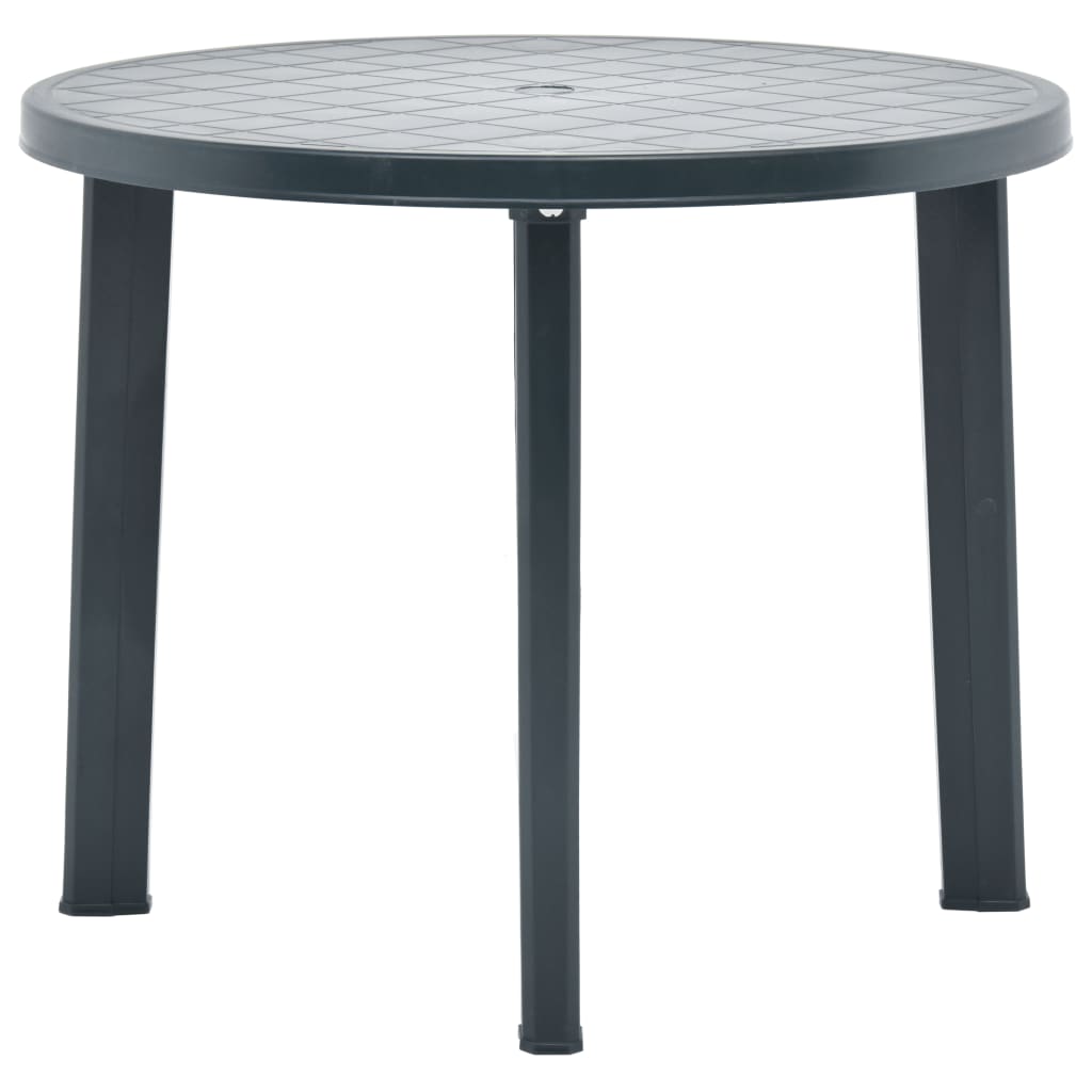 Gartentisch Grün 89 cm Kunststoff