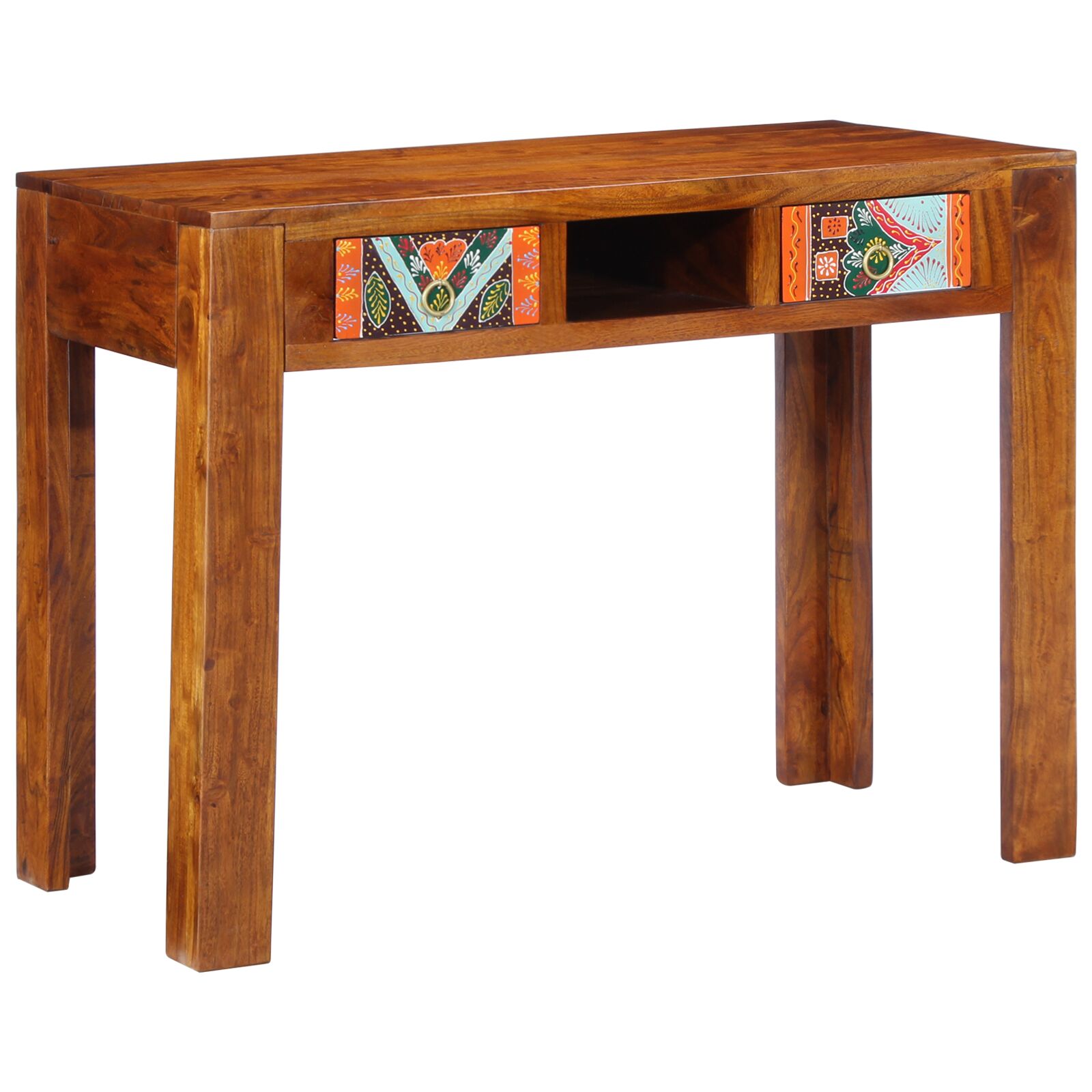 vidaXL Schreibtisch 100x50x75 cm Massivholz Akazie
