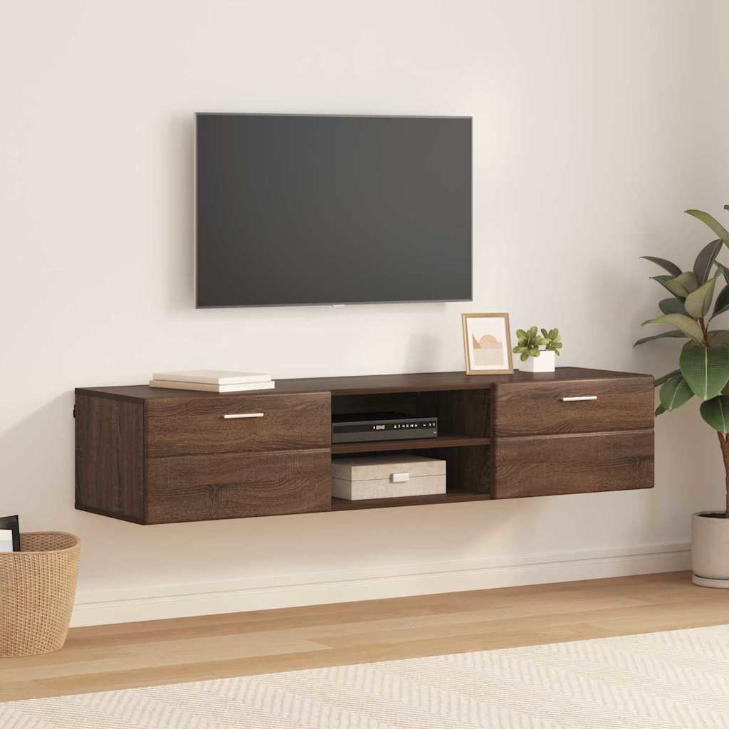 TV-Schränk Braune Eiche 150 x 39 x 30 cm Holzwerkstoff
