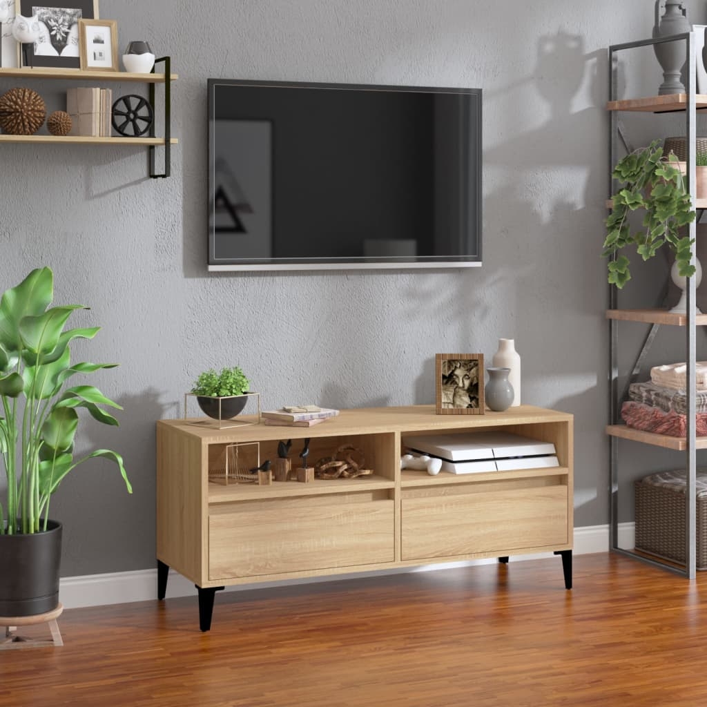 TV-Schrank Sonoma-Eiche 100x34,5x44,5 cm Holzwerkstoff