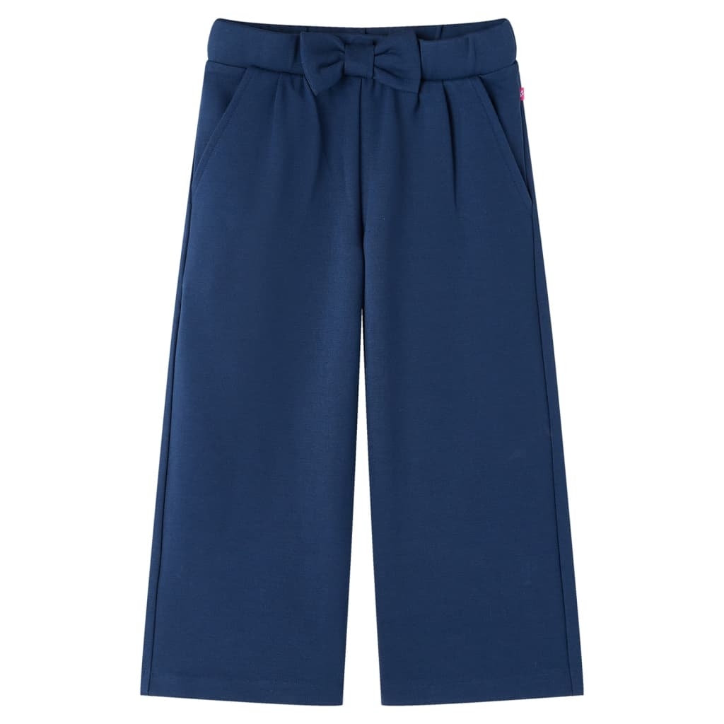 Kinderhosen mit Weiten Beinen Marineblau 104 Kinderhosen mit Weiten Beinen Marineblau 104
