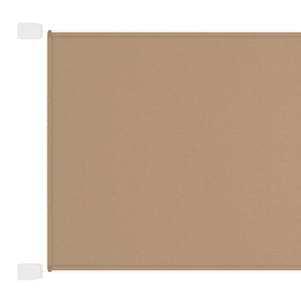 Senkrechtmarkise Taupe 140x420 cm Oxford-Gewebe