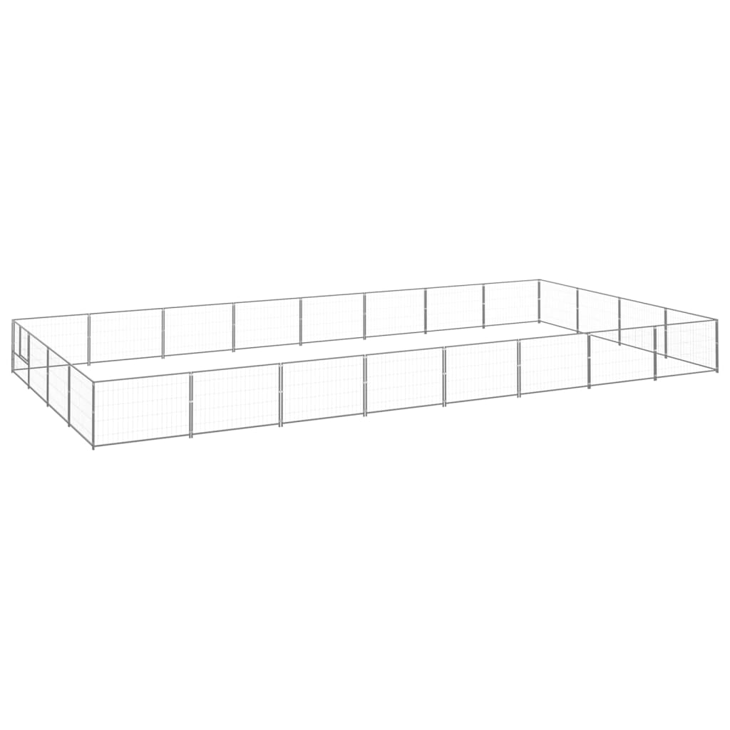 Hundezwinger Silbern 32 m² Stahl