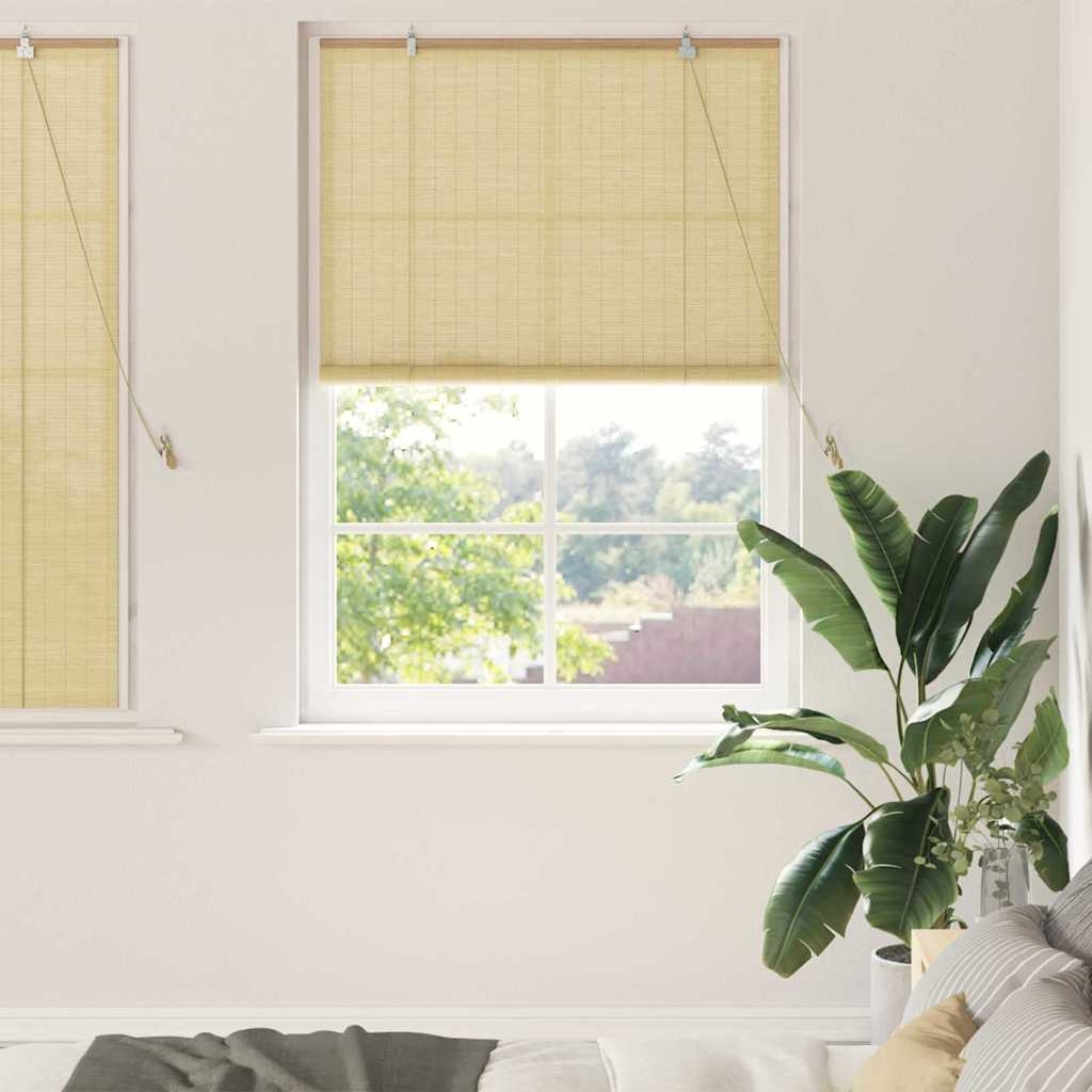 Fensterjalousien und -schattierungen Natur 100 x 160 cm Bambus