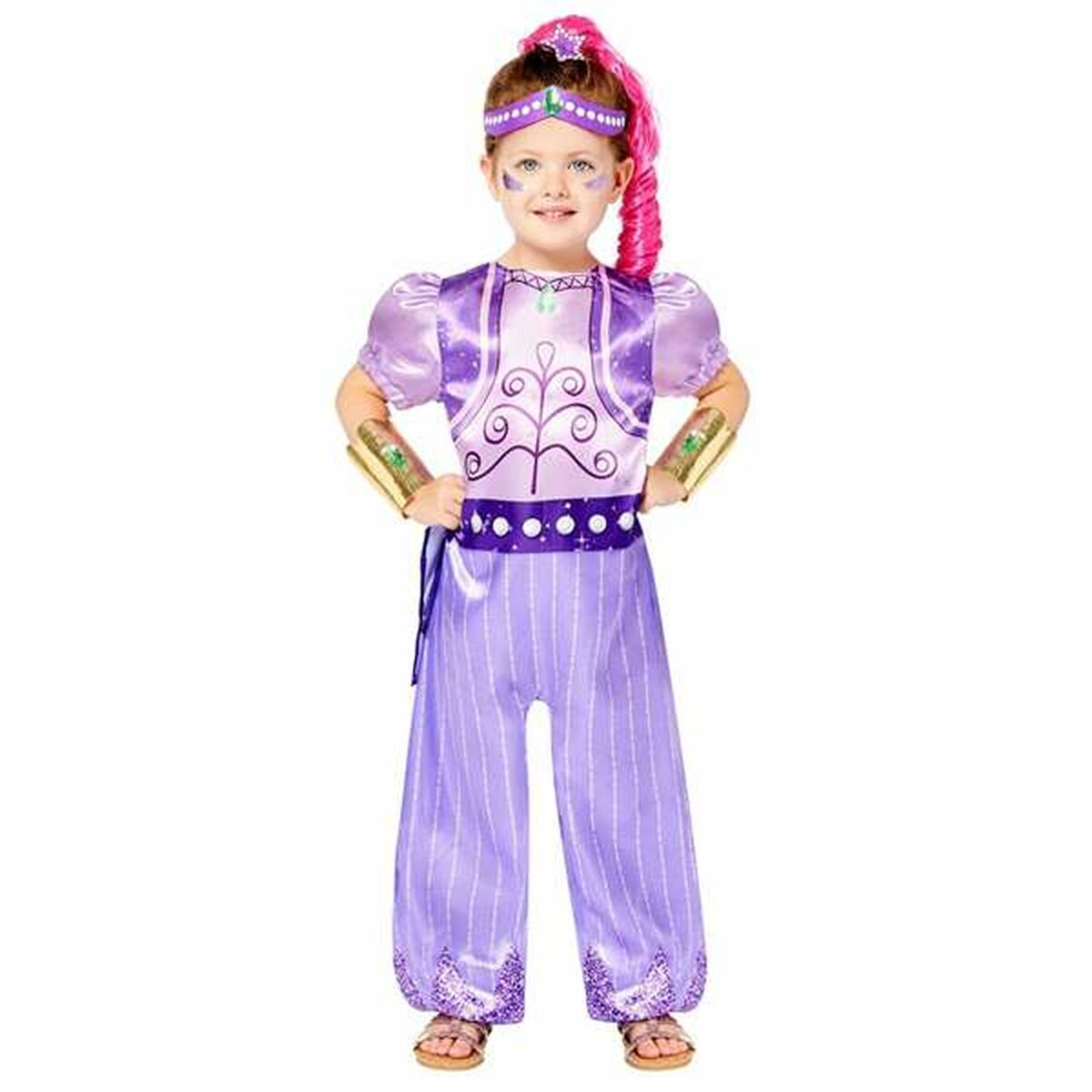 Verkleidung für Kinder Lila 6-8 Jahre