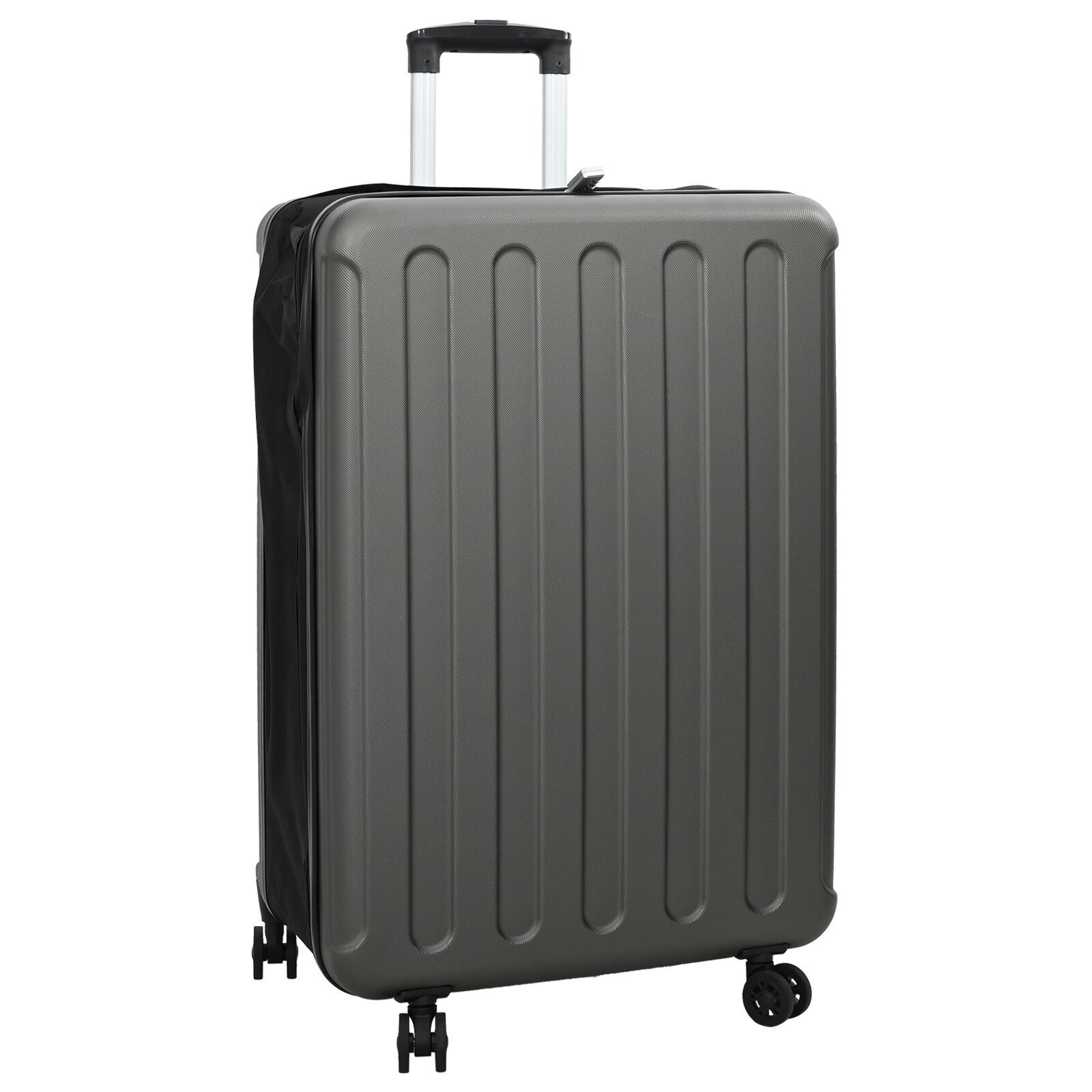 Faltbarer Hartschalenkoffer 28'' Dunkelgrau 50x30x76 cm ABS
